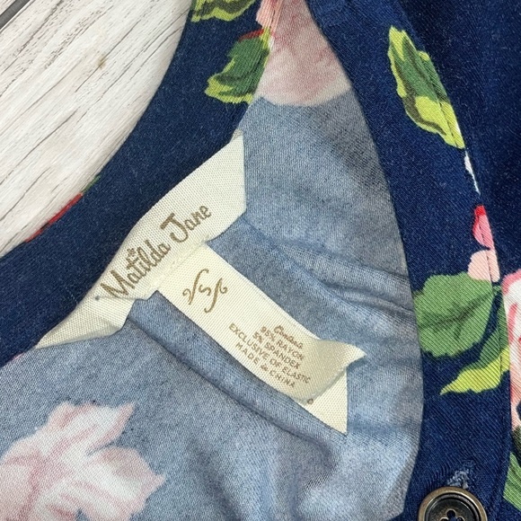 Matilda Jane Blue Floral Romper Size Small - Picture 2 of 2
